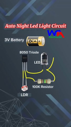 Electrical & Electronics on Instagram: "Auto Night Light On/Off Circuit Using LDR... Diy Simple and Easy Electronics Projects... Follow @wa_electronics for more like this. Like❣️ comments📋 Share📤 Keep Supporting 🤝 #ldrproject #electronic #electronics #electronicos #electronicproject #electronicprojects #electronicidea #electronicstudent #electronicstudents #electronicsolvers #electronicsengineering #electronicengineering #digitalelectronics #electrical #electrician #electricians #electricalwi