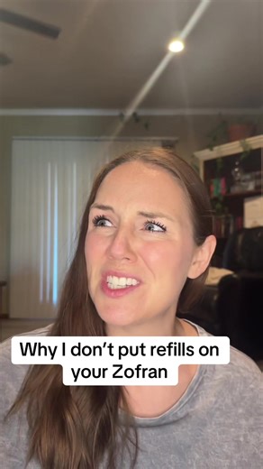 If you’re nauseous that much, we need to talk. Please. #nursepractitioner #primarycare #patienteducation #zofran #healthcare