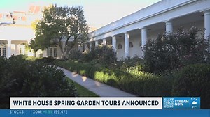 White House opening garden to tours this spring