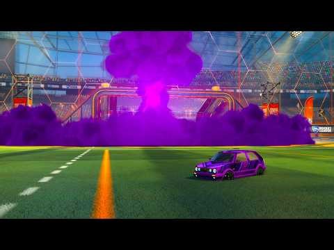 Using The *NEW* Purple Tactical Nuke Goal Explosion In Rocket League!! - Rocket League Gameplay