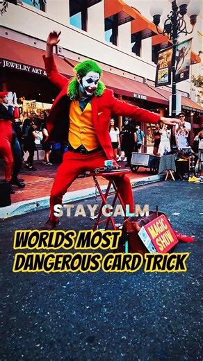 World's Most Dangerous Card Trick featuring ‪@MagicMurdocks‬ #magician #magictricks #FYI #joker