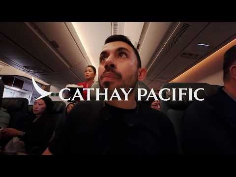 CATHAY PACIFIC A350 Regional Economy Flight Review - Osaka to Hong Kong