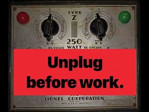 Lionel Z Transformer-a look inside. 