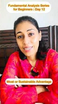 Why Some Companies Win For Decades| Moat explained - Day 12 Fundamental Analysis