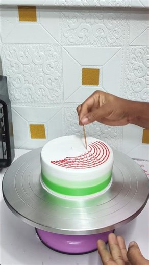 How To Ball Cake Design #cake #cakedecorating #cakerecipe