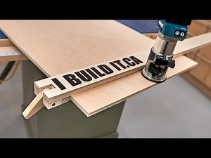 How To Make A Self-Clamping Straightedge Guide