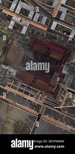 Workers stabilize and fix modules Stock Video Footage - Alamy
