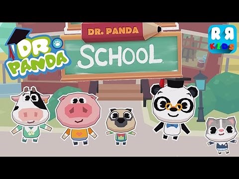 Dr Panda School Part 2 - iPad app demo for kids - Ellie