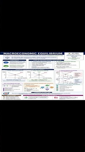Macroeconomic Equilibrium Explained in Simple Words | Economics