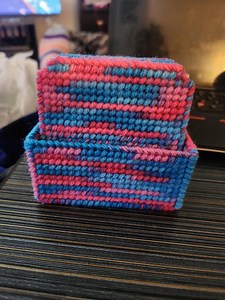 Plastic Canvas Coaster - Etsy