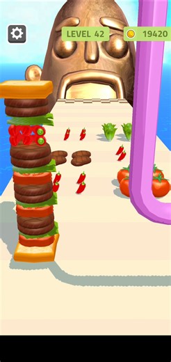 Sandwich Runner Level 42 Gameplay #shorts #mobile #games 🥪