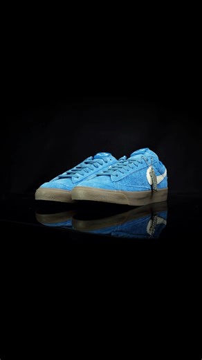 Nike Blazer Low x Book x Chevy Surf Blue Detailed Look