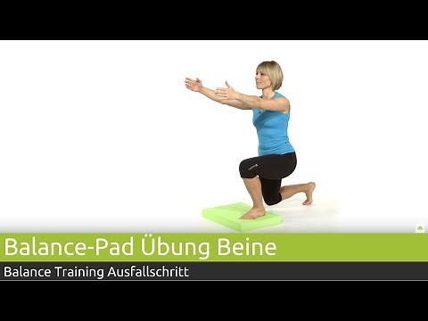 Balance-Pad Training Rücken und Beinmuskulatur Ausfallschritt | PINOFIT