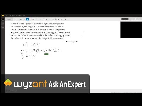 Solving a related rate word problem using implicit differentiation