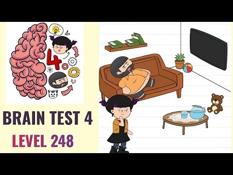 🧠 Brain Test 4 Level 248 | Where is the remote?! | Walkthrough