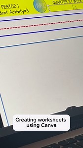 Creating worksheets using Canva. 👩‍💻 #chercriss #worksheets #kindergarten | Cher Criss