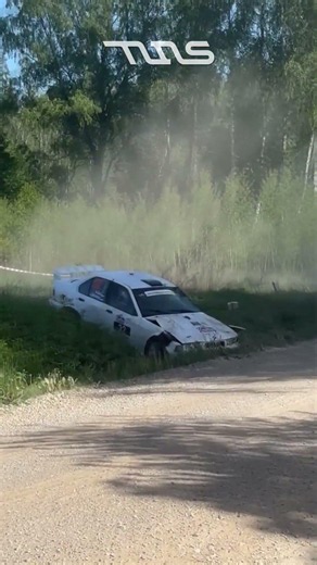 BARREL ROLL!!! 🛢🛢🛢Aaron Nau crash @ Rally Kurzeme 2026 #rally #crash #tomyjusvideos #automobile