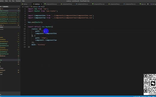 主流前端框架下ArcGIS JS API的开发204 Vue基础知识—配置路由02