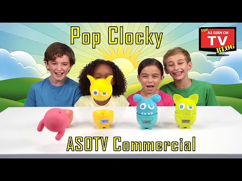 Pop Clocky As Seen On TV Commercial Buy Pop Clocky As Seen On TV Alarm Clock For Kids