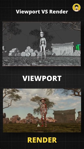 Pickup Crystal Viewport VS Render | Blender Final Render | #rigidbody #throw #pickup #viewport