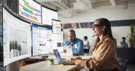 Spacetop puts a massive multi-window workspace in front of your eyes