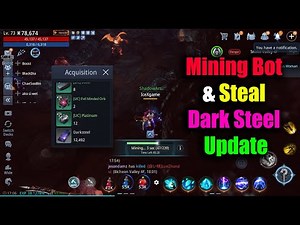 MIR4 Mining Bot & Steal Dark Steel Mine Update