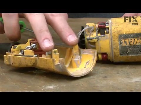 DeWalt Angle Grinder Repair – How to replace the Brush Spring