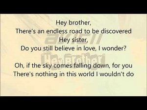 Avicii - Hey Brother (Lyric Video)