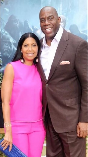 Magic Johnson and his wife, Cookie Johnson, are celebrating 35 years of marriage