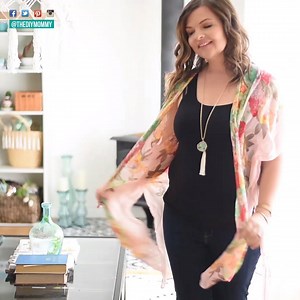 14K views · 140 reactions | This will definitely be my part of my summer uniform this year! Learn how to make a kimono cardigan from a scarf - so cute and easy! Get the full video tutorial & more details here: https://thediymommy.com/make-a-kimono-cardigan-from-a-scarf/ | Cozy DIY Home | Facebook