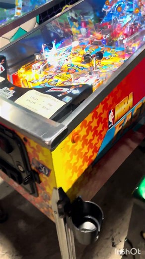 Quick look at a rare 1997 Bally FASTBREAK Pinball machine!! #arcade #nba #pinball #bally
