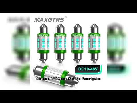 5x 24V C5w Led bulb CANBUS Festoon C10w Dome Lamp Reading Lamp Car Interior License Plate Light 3030