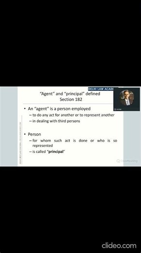 Who Is an Agent? | Section 182 Contract Act Explained ⚖️📘