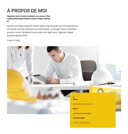 Profil de poste d'architecte - Conception de site Web par Nicepage