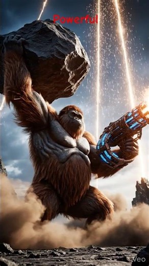 Monkey machine gun firing 💥😯#animals #youtubeshorts #shortcontent