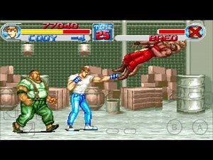 Final Fight One (GBA) Gameplay - Cody