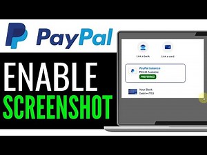 How To Enable Screenshot On Paypal 2025 (QUICK GUIDE)