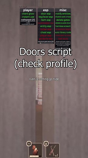 OP doors script - (check profile) #robloxscript #robloxscripts