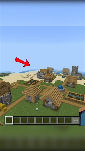 Weird Seed In Minecraft #shorts #minecraft