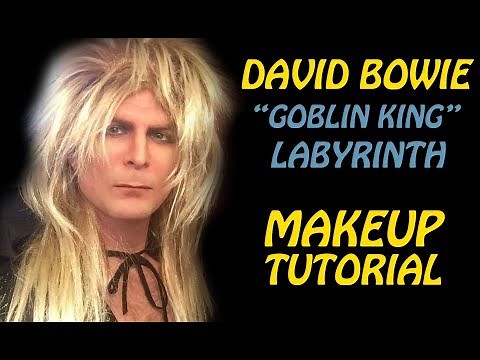 David Bowie Makeup Tutorial Goblin King Labyrinth