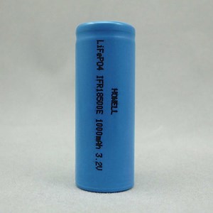 [Hot Item] 3.2V 1000mAh 18500 LiFePO4 Battery for Solar Panel