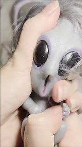Silicone Baby Alien Just Hatched #doll #squishy