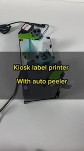 58mm Label Continuous Marked Sticker Paper Scale Embedded Thermal Printer Auto-peel Off Rewinder Automatical Peeling Peeler