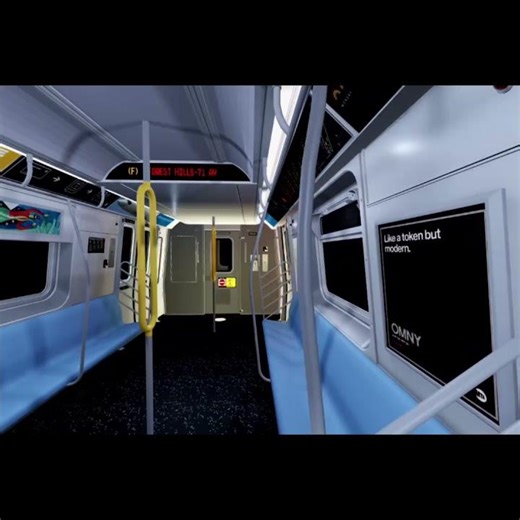 F train announcement at Jackson Heights Roosevelt Av (Roblox Edition) #mta #roblox #robloxshorts