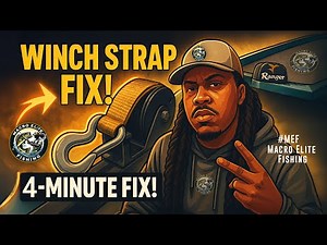 How To Install A Boat Trailer Winch Strap FAST - 4 Minute Install Guide - Ranger Boats Classic