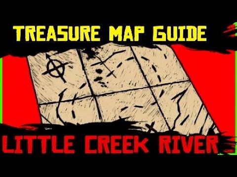 Little Creek River Treasure Map Guide All Locations | RDR2 online Red Dead Redemption 2