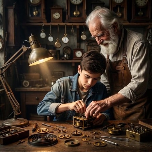 1.1K views · 23 reactions | The Clockmaker’s Silence The back room...