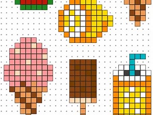 Fuse Beads Pattern | Summer Vibes Bundle - 16 Summer Vibing Designs | Digital Download PDF (US & A4) - Etsy Canada