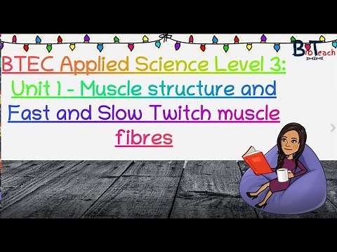 BTEC Applied Science Unit 1: Muscles, Fast and Slow Twitch Fibres - BioTeach