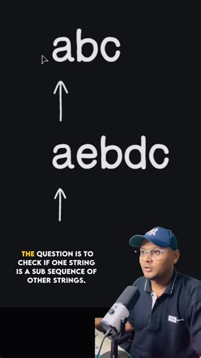 Chetan Ghate on Instagram: "Check Subsequence ✅ Microsoft Interview Question ✅ . Follow @codesnippet.java ✅ . #java #programming #programmer #code #coding #coder #interview"